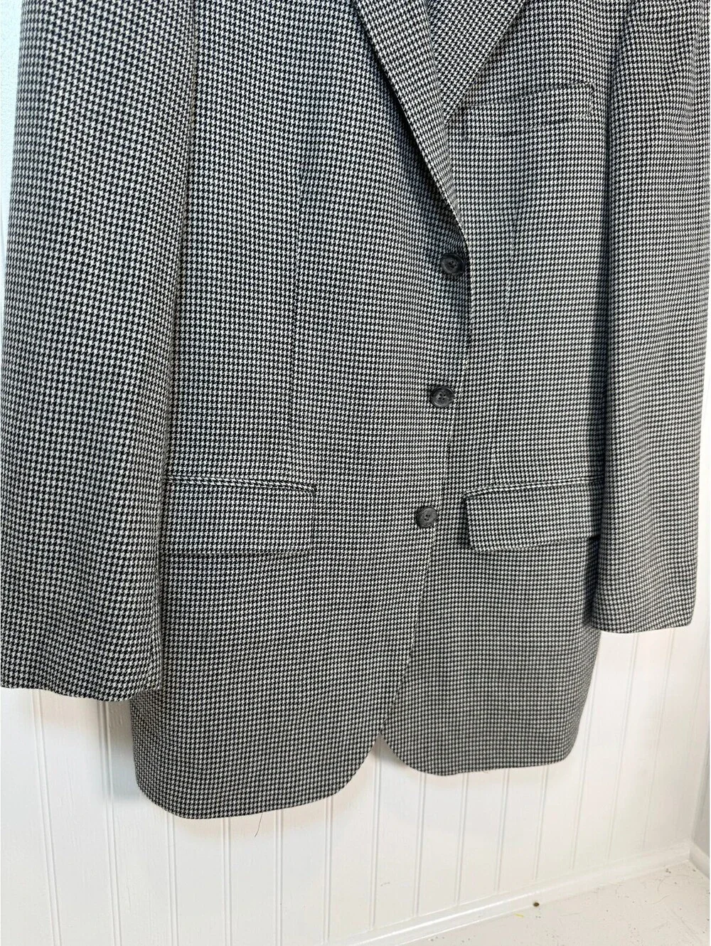 Brooks Brothers Classic Houndstooth Sport Coat Blazer Size 42L